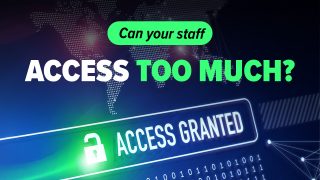 Half of staff have too much access to data